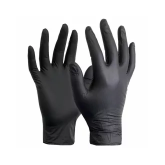   Gumikesztyű nitril púdermentes L 100 db/doboz Guarder®_fekete
