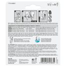 Akasztó öntapadós műanyag 0,2 kg teherbírású 5 darab/bliszter Tesa Powerstrips átlátszó