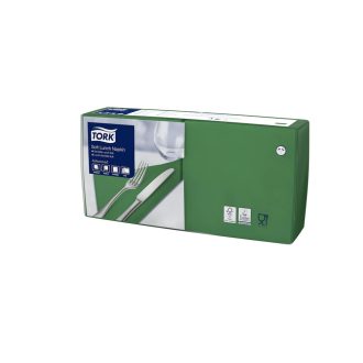   Szalvéta 3 rétegű 1/4 hajtás lapméret: 32,8 x 32,5 cm 150 lap/csomag Sötétzöld Tork_477413
