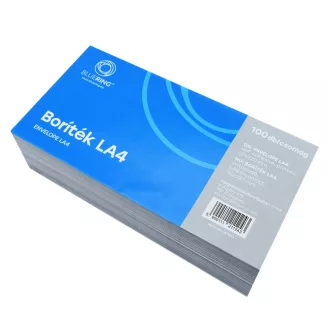   Boríték LA4 öntapadó bélésnyomott 110×220mm Bluering® 100 db/csom fehér