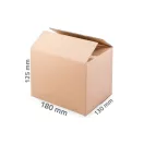 Kartondoboz 180 x 130 x 125 mm 3 rétegű