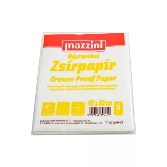 Zsírpapír íves 40 x 60 cm 5 ív/csomag Mazzini