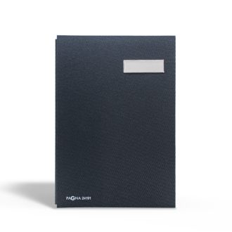   Aláírókönyv, 20lap, A4 Pagna 24191 vászon borító fekete