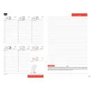 Tanítói zsebkönyv A5, műbőr 145mmx205mm, fehér lapokkal púder 2026/2027 Realsystem