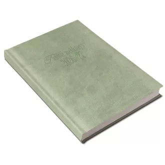   Tanítói zsebkönyv A5, műbőr 145mmx205mm, fehér lapokkal mentol 2026/2027 Realsystem