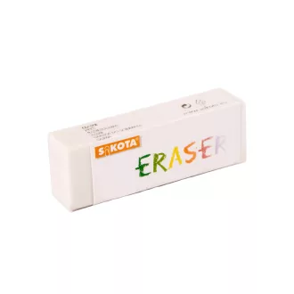   Radír 20-as fehér szögletes papír tokban extra CREATIVE JUNGLE