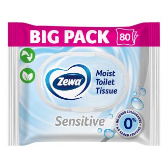 Toalettpapír nedves 80 lap/csomag Zewa Sensitive