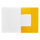 Iratgyűjtő, táblázatos pólyás dosszié A4, 230g. karton Bluering® sárga