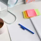 Golyóstoll 0,7mm eldobható, hatszögletű test kupakos Bluering® Jetta, írásszín kék