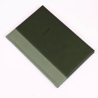   Határidőnapló Linett B/5, heti fehér lapokkal zöld-zöld Realsystem 2026.