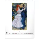 Falinaptár képes  480×560mm Impressionism  Realsystem 2026.