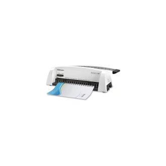   Spirálozógép, műanyag spirálkötéshez, manuális, 120lap, Fellowes® Starlet 2+