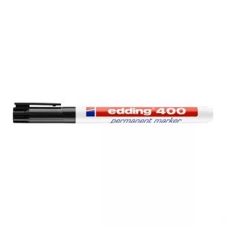 Alkoholos marker 1 mm, kerek hegyű, Edding 400 fekete