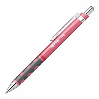   Golyóstoll tearózsa test, Rotring Tikky III, írásszín kék
