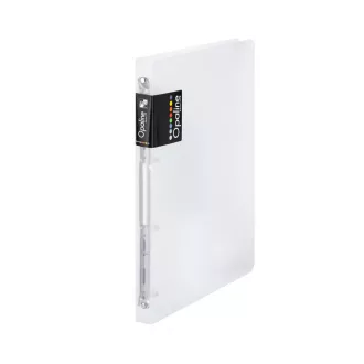  Gyűrűskönyv A4, 4 gyűrűs 2cm gerinc PP, Karton P+P Opaline fehér