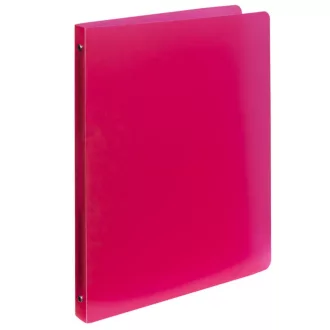   Gyűrűskönyv A4, 4 gyűrűs 2cm gerinc PP, Karton P+P Opaline piros