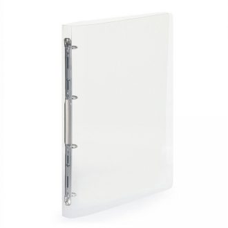   Gyűrűskönyv A4, 4 gyűrűs 2cm gerinc áttetsző PP, Karton P+P Lines transzparens