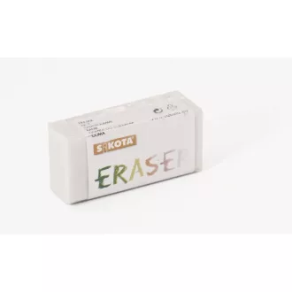   Radír 30-as fehér szögletes papír tokban mini CREATIVE JUNGLE