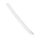 Fém spirál 3:1, 12mm, 81-100lap, Fellowes® 100 db/doboz, fehér