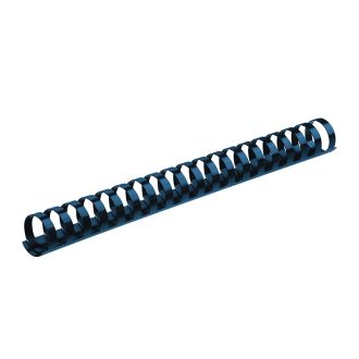   Spirál, műanyag, 8mm, 21-40lap, 100 db/doboz, Fellowes® kék
