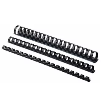   Spirál, műanyag, 32mm, 241-280lap, 50 db/doboz, Fellowes® fekete