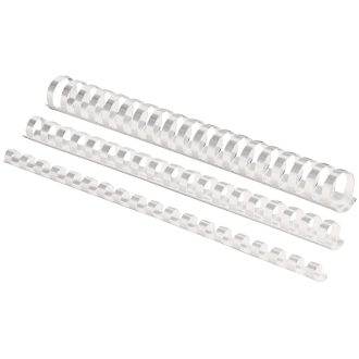   Spirál, műanyag, 51mm, 411-450lap, 50 db/doboz, Fellowes® fehér