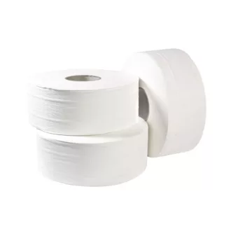   Toalettpapír 2 rétegű közületi átmérő: 19 cm 100 % cellulóz 120 m/tekercs 12 tekercs/karton Bluering® hófehér