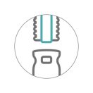 Ablakvizező tartó műanyag 35 cm TTS