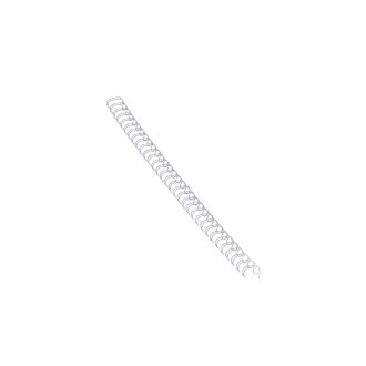   Fém spirál 3:1, 8mm, 36-50lap, Fellowes® 100 db/doboz, ezüst