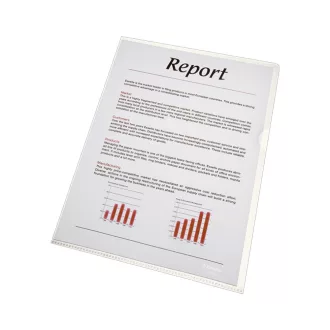   Genotherm 'L' A4, 75 micron víztiszta 54810 100 db/csomag, Esselte