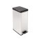 Szemetes kuka pedálos 40 literes "Slim Bin" Curver fekete/ezüst