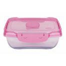 Ételtároló doboz 1 literes csatos és szelepes mikrós-fagyasztós_lányos színek
