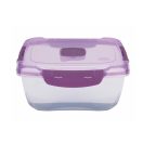 Ételtároló doboz 1,4 literes csatos és szelepes mikrós-fagyasztós_lányos színek