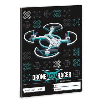   Füzet iskolai A5, 32lap, sima 20-32 Ars Una DRONE RACER (5131) 22 10db/csomag
