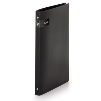   Gyűrűskönyv A4, 4 gyűrűs 2cm gerinc PP, Karton P+P Opaline fekete