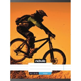   Füzet, A4, vonalas, 81-32, Xtreme minták, 12 db/csomag Nebulo