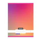 Füzet, A4, sima, 80-32, Monochrome és Gradient minták I., 12 db/csomag Nebulo