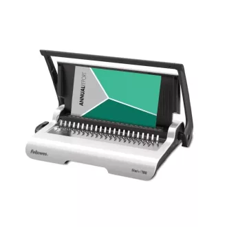   Spirálozógép, műanyag spirálkötéshez, manuális, 150lap, Fellowes® Star+