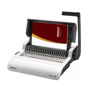   Spirálozógép, műanyag spirálkötéshez, manuális, 300lap, Fellowes® Pulsar+