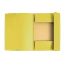 Gumis mappa karton  prespán A/4 Exacompta citromsárga