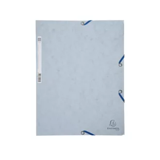Gumis mappa karton  prespán A/4 Exacompta világosszürke
