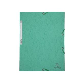 Gumis mappa karton  prespán A/4 Exacompta zöld