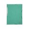 Gumis mappa karton  prespán A/4 Exacompta zöld