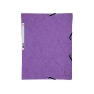 Gumis mappa karton  prespán A/4 Exacompta lila
