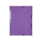 Gumis mappa karton  prespán A/4 Exacompta lila