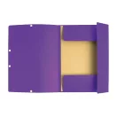 Gumis mappa karton  prespán A/4 Exacompta lila