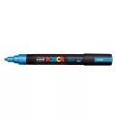 Dekormarker 1,8-2,5mm, Uni Posca PC-5M metál kék