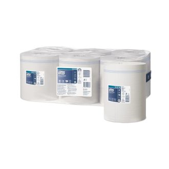   Kéztörlő 1 rétegű tekercses átmérő: 19 cm belsőmagos 275 m/tekercs 6 tekercs / karton M2 Tork_100134 fehér