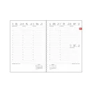 Határidőnapló InSpiral A5 heti, fehér lapokkal Astronaut Dayliner 2026.