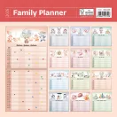 Falinaptár képes 300 x 300 mm, fehér lapokkal Family Planner Dayliner 2026.